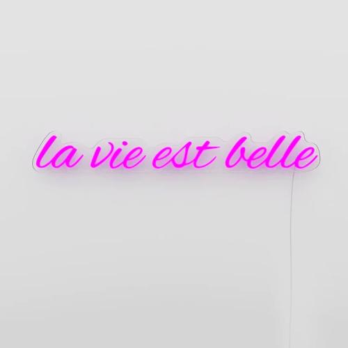 Επιτοίχιο 12V Φωτιστικό Neon LED 80 x 12.2 x 0,55cm - La Vie Est Belle