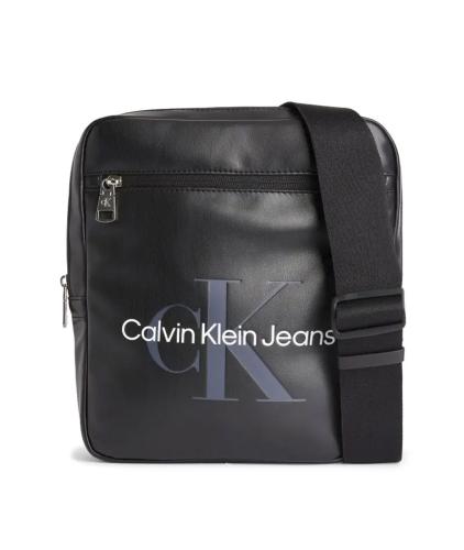 Ανδρική Monogram Soft Τσάντα Χιαστί Μαύρη Calvin Klein K50K510203-BDS