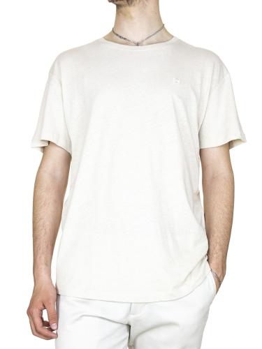 Ανδρικό Λινό T-shirt Μπεζ Tom Tailor 029975-10336