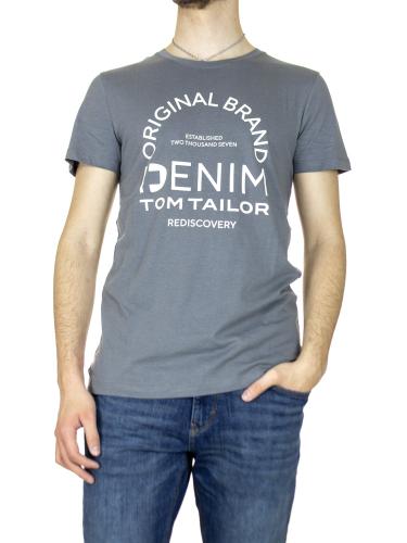 Ανδρικό T-shirt Γκρι Tom Tailor 29936-15180