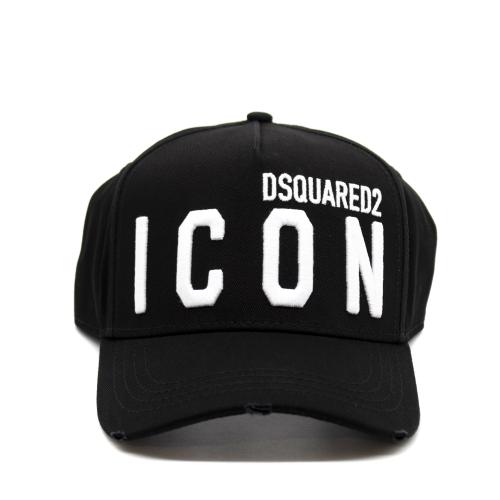 Unisex Be Icon Καπέλο Μαύρο Dsquared2 S23BCM041205C00001-M063