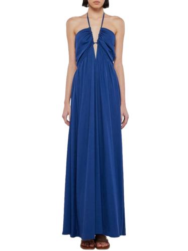 Γυναικείο Λινό Logan Φόρεμα Μπλε Mind Matter 2023S038-BLUE