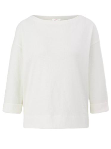 Γυναικεία Μπλούζα Λευκή S.Oliver 2138191-0210