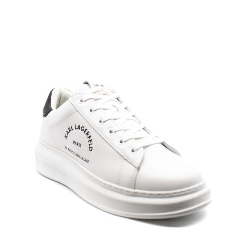 Ανδρικά Δερμάτινα Maison Karl Sneakers Λευκά Karl Lagerfeld KL52538-011 WHITE