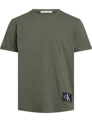 Ανδρικό Badge Turn Up Sleeve T-shirt Λαδί Calvin Klein J30J323482-LDY