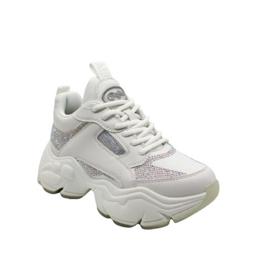 Γυναικεία Binary Athena Glam Sneakers Λευκά Buffalo BUF1636089-WHITE