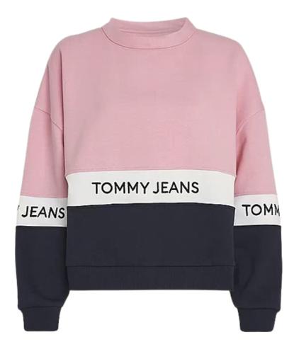 Γυναικείο Φούτερ Ροζ Tommy Jeans DW0DW17705-YBR