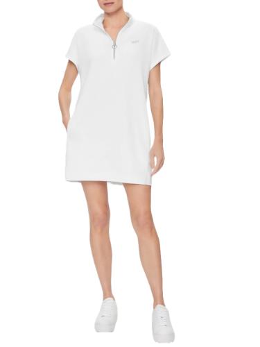 Γυναικείο Κοντομάνικο Logo Φόρεμα Λευκό DKNY DP3D4826-WHT WHITE
