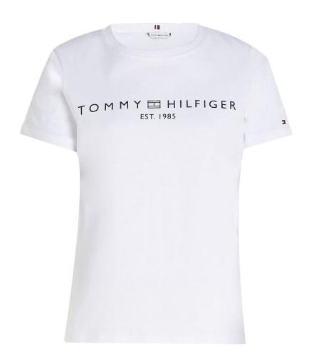 Γυναικείο Signature Logo T-shirt Λευκό Tommy Hilfiger WW0WW40276-YCF