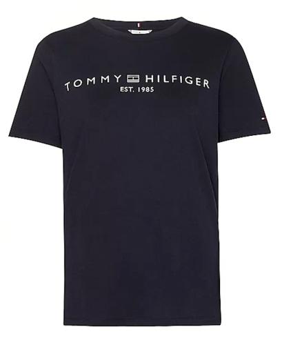 Γυναικείο Signature Logo T-shirt Navy Μπλε Tommy Hilfiger WW0WW40276-DW5