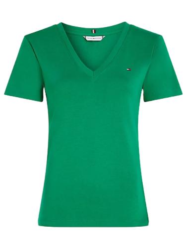 Γυναικείο Slim T-shirt Πράσινο Tommy Hilfiger WW0WW40584-L4B