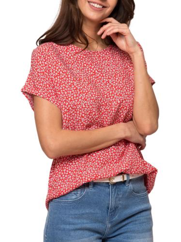 Γυναικείο Rosit T-shirt Κόκκινο Heavy Tools S23382-FLOWER