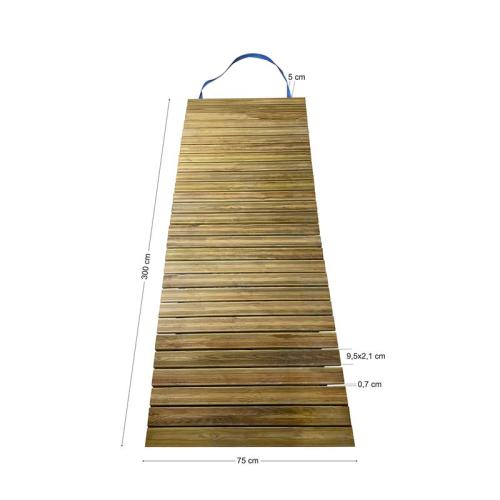LANE Διάδρομος Παραλίας - Κήπου - Πισίνας, Εμποτισμού Pine Απόχρωση Φυσικό  300x75cm/21mm [-Φυσικό-] [-Ξύλο-] Ε2200
