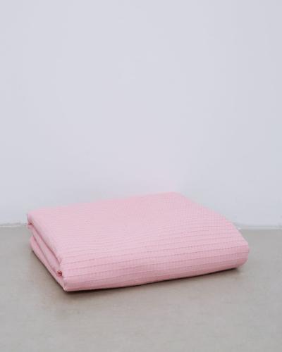 Βαμβακερή Πικέ Κουβέρτα Βρεφική Swing 130x170cm Ροζ