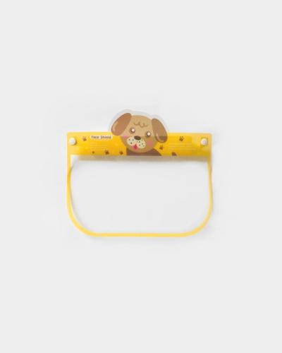 Κίτρινη Παιδική Προσωπίδα με Αντιθαμβωτική Επιφάνεια Dog 18x25cm One Size (18x25cm) Κίτρινο
