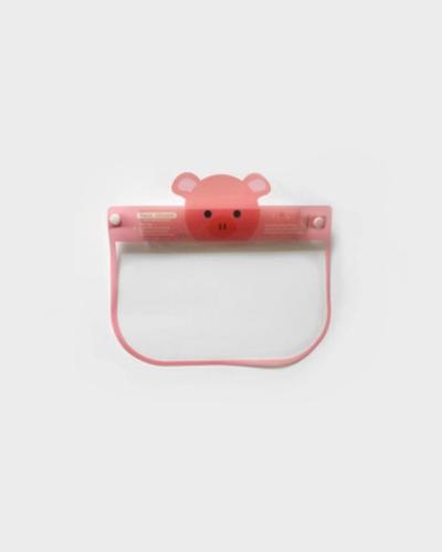 Ροζ Παιδική Προσωπίδα με Αντιθαμβωτική Επιφάνεια Piggy 18x25cm One Size (18x25cm) Ροζ