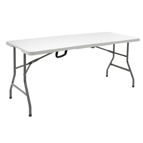 Τραπέζι catering Rodeo πτυσσόμενο-βαλίτσα λευκό 240x70x74εκ Υλικό: HDPE SURFACE 4.3 cm - METALLIC LEGS 22x0.1mm 142-000015