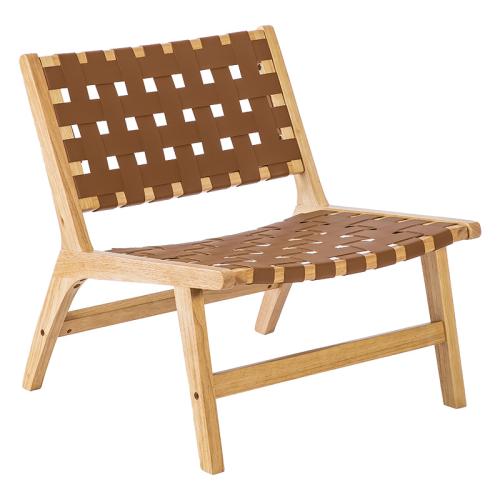 Καρέκλα Cypress pu φυσικό Υλικό: RUBBER WOOD - PVC 236-000004