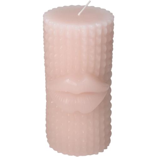 Κερί Χείλος Ροζ 7.3x7.3x15cm