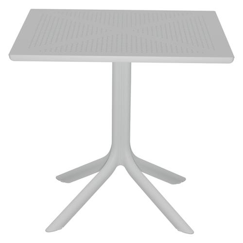 Τραπέζι Groovy PP λευκό 80x80x74.5εκ Υλικό: PP 253-000010