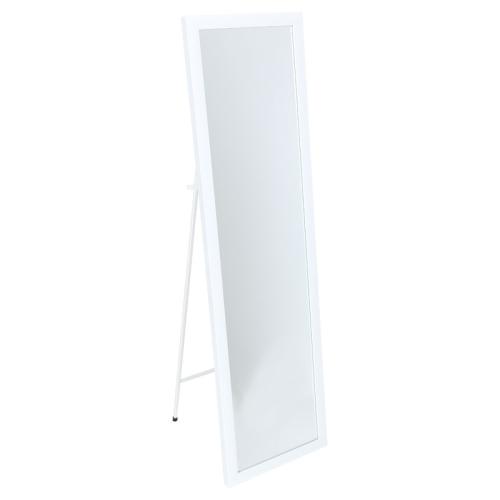 Καθρέπτης δαπέδου PWD-0112 polyresin-γυαλί λευκό 39x33.5x125εκ Υλικό: POLYRESIN - GLASS 199-000502