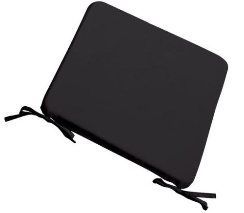 STOOL Μαξιλάρι καθίσματος Μαύρο  39x39x3cm [-Μαύρο-] [-Ύφασμα-] Ε204,Μ ( 50 ΤΕΜ.)