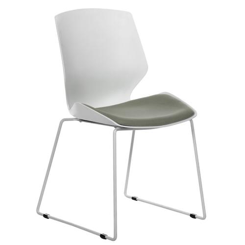 Καρέκλα γραφείου επισκέπτη Genuine PP λευκό-γκρι Υλικό: PP 254-000010