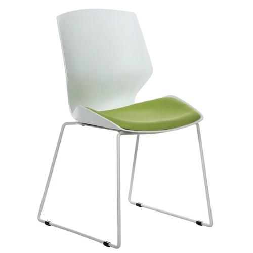 Καρέκλα γραφείου επισκέπτη Genuine PP λευκό-πράσινο Υλικό: PP 254-000011