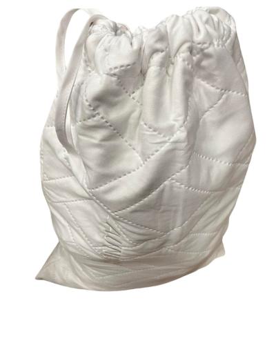 Microsilk Σάκος Απλύτων με Κέντημα Laundry Bag Nomas 50x70cm Άσπρο
