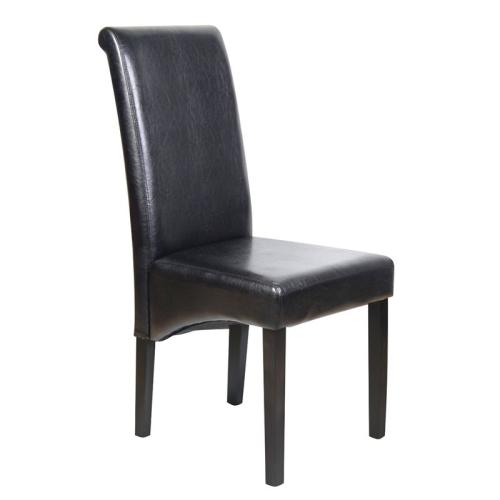 MALEVA-H Καρέκλα PU Καφέ - Wenge  46x61x100cm [-Wenge/Καφέ-] [-Ξύλο/PVC - PU-] Ε7206 ( 2 ΤΕΜ.)