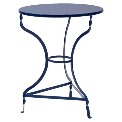 Τραπέζι Noah μεταλλικό μπλε Φ58x72εκ Υλικό: METAL 243-000010