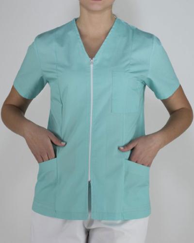 Γυναικεία Ιατρικό Μεσάτο Σακάκι με Κοντό Μανίκι Scrub σε 3 Αποχρώσεις Medium Πράσινο