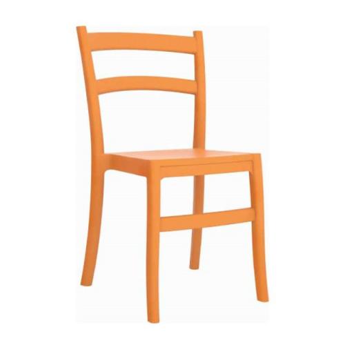 Καρέκλα Πολυπροπυλενίου 24τμχ Tiffany Orange 45Χ51Χ85εκ.
