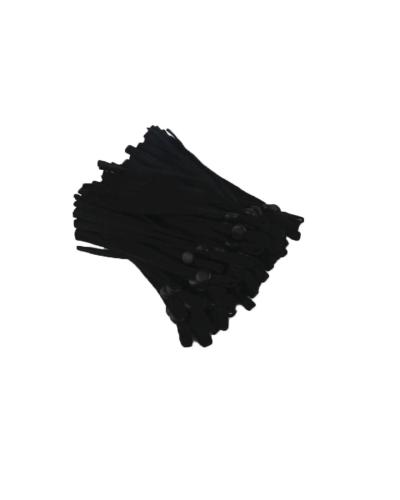 Μεμονωμένο Ανταλλακτικό Λάστιχο Μάσκας με Ρυθμιστή σε 6 Αποχρώσεις One Size (22x0.5cm) Μαύρο