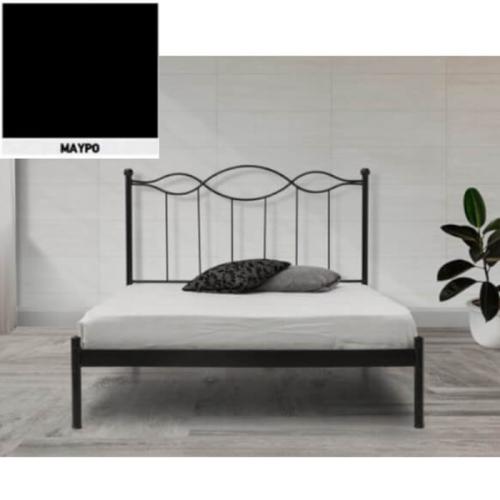 Διόνυσος Μεταλλικό Κρεβάτι (Για Στρώμα 160×200) Με Επιλογές Χρωμάτων Μαύρο