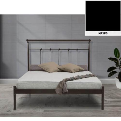 Εκτωρ Μεταλλικό Κρεβάτι (Για Στρώμα 140×190) Με Επιλογές Χρωμάτων Μαύρο