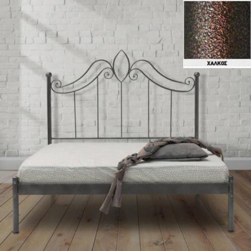 Ηβη Μεταλλικό Κρεβάτι (Για Στρώμα 140×200) Με Επιλογές Χρωμάτων Χαλκός