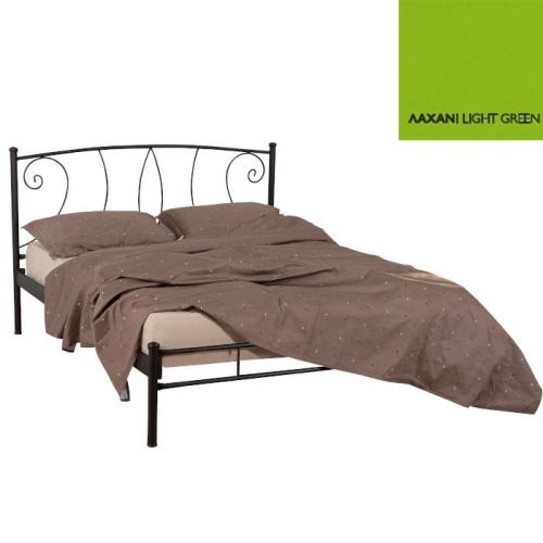 Μόνικα Μεταλλικό Κρεβάτι (Για Στρώμα 120×200) Με Επιλογές Χρωμάτων Λαχανί