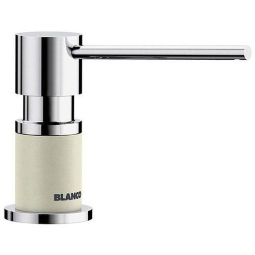Lato Blanco Silgranit® Dispenser Jasmine/Chrome
