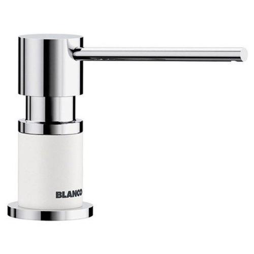Lato Blanco Silgranit® Dispenser White / Chrome