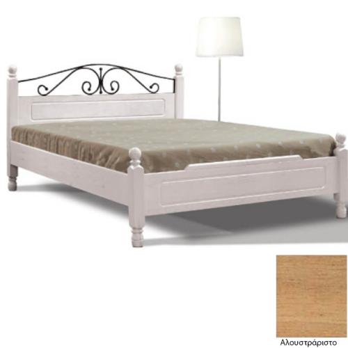 Νο 3 Σουηδικό Κρεβάτι Ξύλινο (Για Στρώμα 110x190) Με Επιλογές Χρωμάτων Αλουστράριστο
