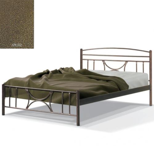 Θάλεια Μεταλλικό Κρεβάτι 8213 (Για Στρώμα 90×190) Με Επιλογές Χρωμάτων Χρυσό Σαγρέ