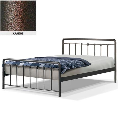 Απόλλων Μεταλλικό Κρεβάτι 8205 (Για Στρώμα 90×200) Με Επιλογές Χρωμάτων Χαλκός