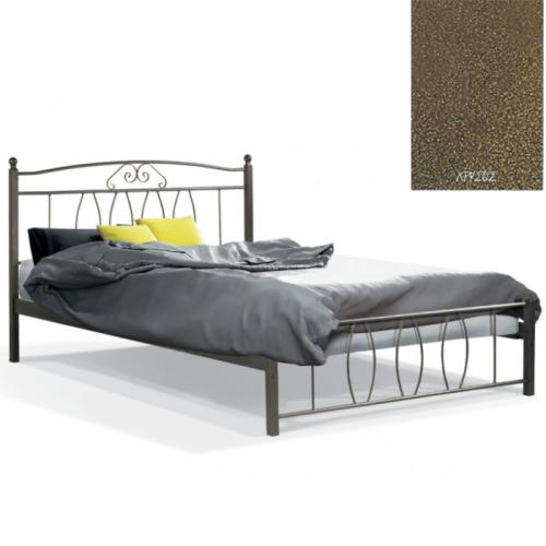 Δήμητρα Μεταλλικό Κρεβάτι 8203 (Για Στρώμα 160×200) Με Επιλογές Χρωμάτων Χρυσό Σαγρέ