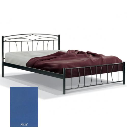 Ερατώ Μεταλλικό Κρεβάτι 8204 (Για Στρώμα 110×200) Με Επιλογές Χρωμάτων Μπλέ