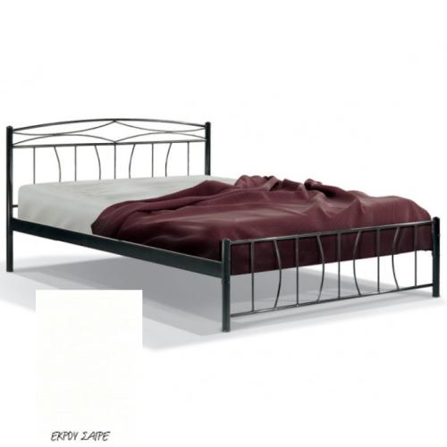 Ερατώ Μεταλλικό Κρεβάτι 8204 (Για Στρώμα 150×200) Με Επιλογές Χρωμάτων Εκρού Σαγρέ