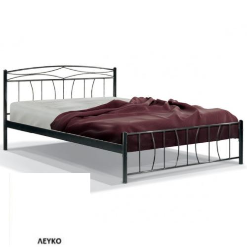 Ερατώ Μεταλλικό Κρεβάτι 8204 (Για Στρώμα 90×200) Με Επιλογές Χρωμάτων Λευκό