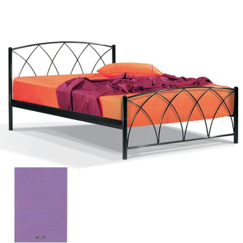 Ερμής Μεταλλικό Κρεβάτι 8211 (Για Στρώμα 150×190) Με Επιλογές Χρωμάτων Μώβ