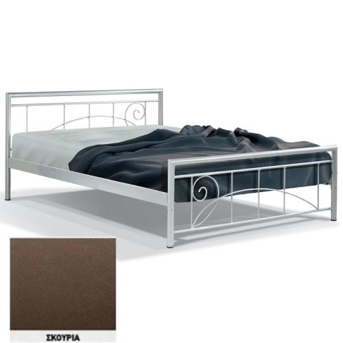 Αρτεμις Μεταλλικό Κρεβάτι 8221 (Για Στρώμα 140×190) Με Επιλογές Χρωμάτων Σκουριά