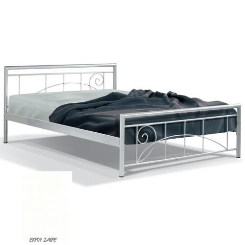 Αρτεμις Μεταλλικό Κρεβάτι 8221 (Για Στρώμα 90×200) Με Επιλογές Χρωμάτων Εκρού Σαγρέ